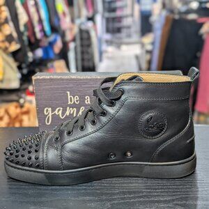 Christian Louboutin Lou Spikes High-Top Sneakers